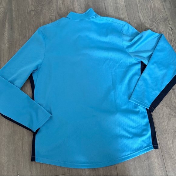 ALO Men’s Coolfit Blue Zip Up Jacket Size Medium - Picture 2 of 4